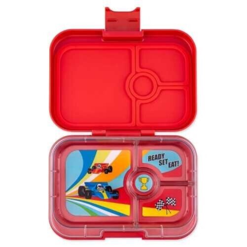 YUMBOX Coches Roja 4 compartimentos