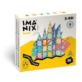 Imanix Pastel 36 piezas, Braintoys